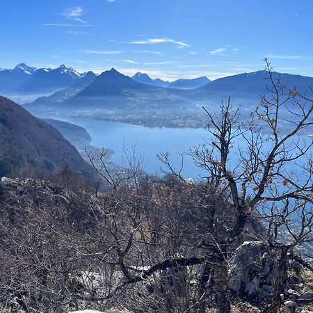 Entre Lac D'Annecy Et Montagnes, Golf Et Parapente A Pieds Talloires-Montmin Exterior foto